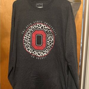 Ohio State University Long Sleeve Tee - Gray